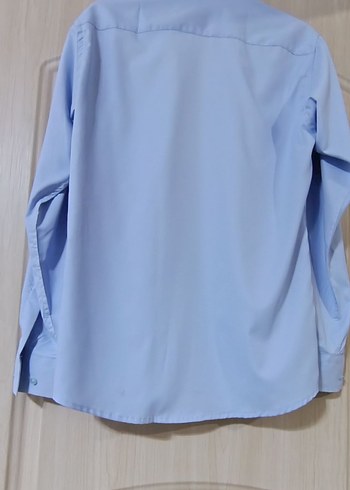 Mavi Düğmeli Erkek Gömlek - Görsel 3