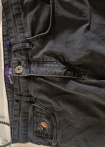 Siyah Erkek Kot Pantolon - Görsel 4