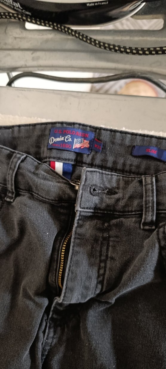 Siyah Erkek Kot Pantolon - Görsel 3