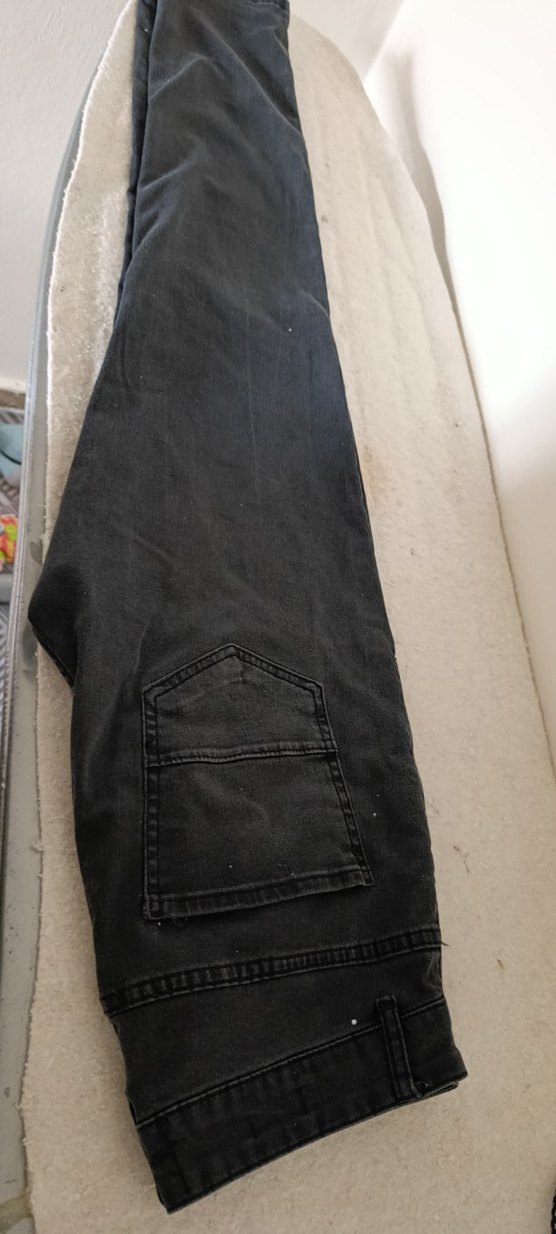 Siyah Erkek Kot Pantolon - Görsel 5