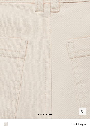 Bej Kadın Regular Fit Midi Kot Pantolon - Görsel 3