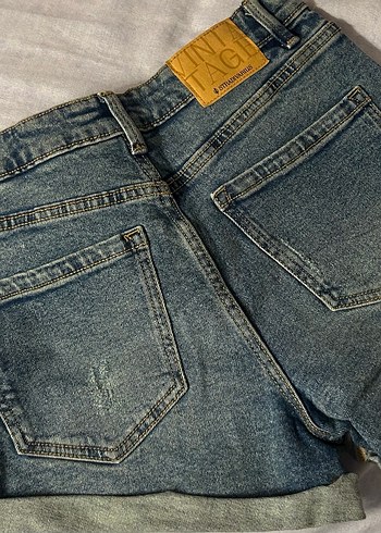 Denim şort - Görsel 3