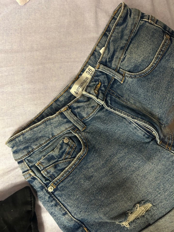 Denim şort - Görsel 2