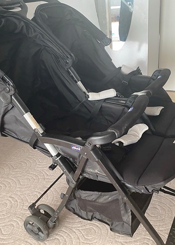Çiftli Siyah Bebek Arabası - Görsel 10