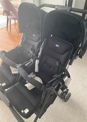 Çiftli Siyah Bebek Arabası - Görsel 4