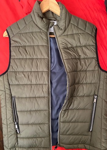 ZARA Haki Şişme Yelek | S Beden | Hatasız & Sıfır Ayarında - Görsel 4