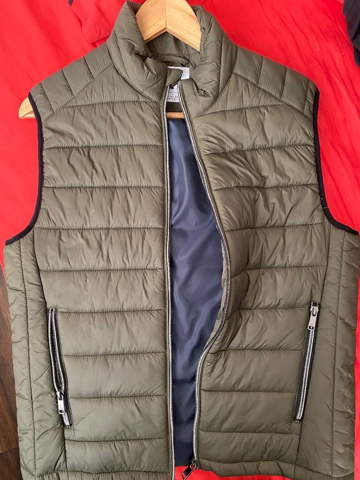 ZARA Haki Şişme Yelek | S Beden | Hatasız & Sıfır Ayarında - Görsel 4