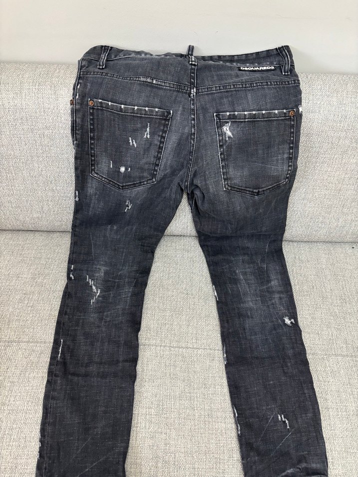 Yıkamalı Siyah Denim Jean orijinal — görsel 3/3