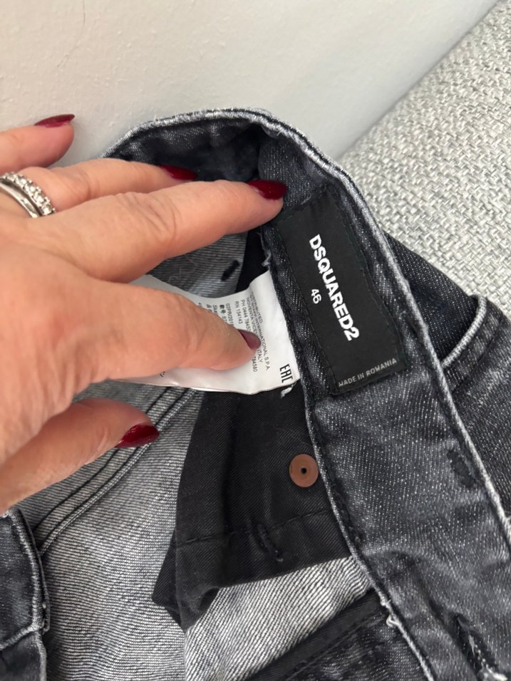 Yıkamalı Siyah Denim Jean orijinal — görsel 2/3