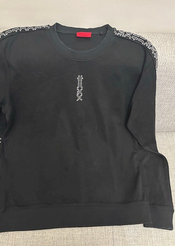 Hugo Boss Siyah Bisiklet Yaka Sweatshirt