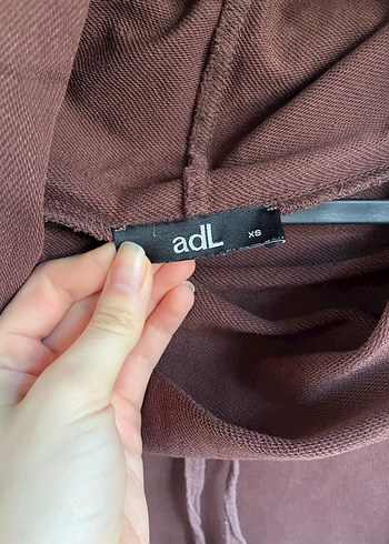 Kadın Kahverengi Yüksek Yakalı Sweatshirt - Görsel 2