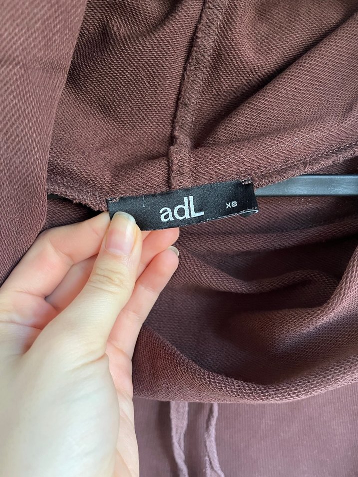 Kadın Kahverengi Yüksek Yakalı Sweatshirt - Görsel 2