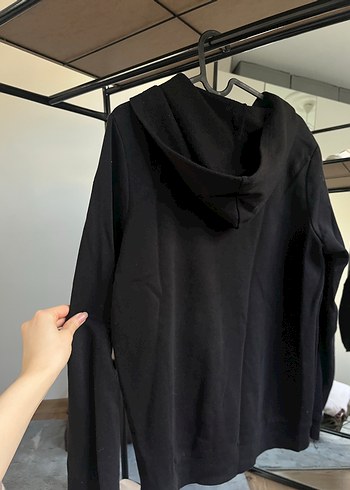 Siyah Fermuarlı Kadın Spor Ceket - Görsel 3