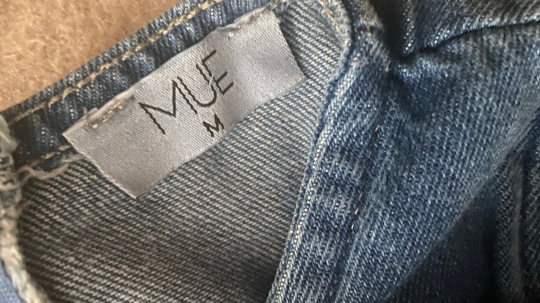 Mavi Denim Düğmeli Midi Bohem Elbise - Görsel 4