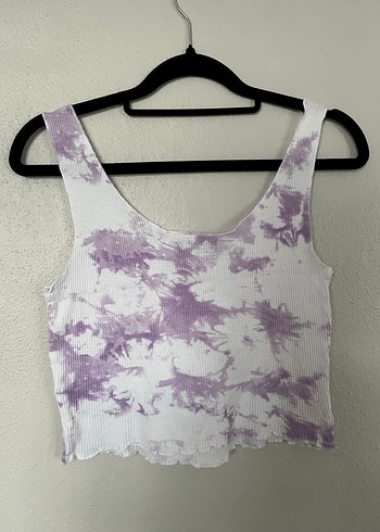 Mor Batik Desenli Mini crop - Görsel 2