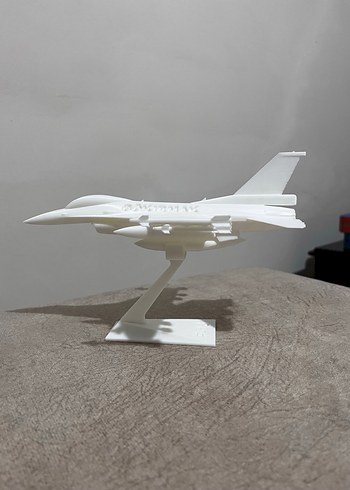 Beyaz ve Gri Jet Uçak Model Kiti - Görsel 2