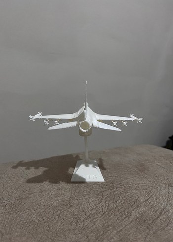 Beyaz ve Gri Jet Uçak Model Kiti - Görsel 8