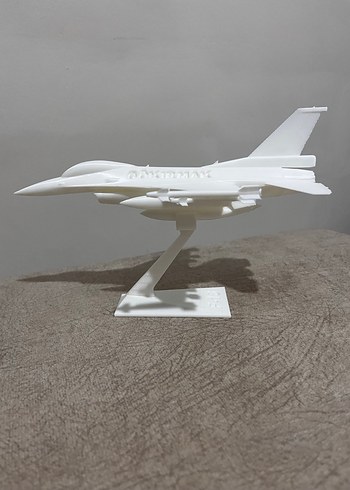 Beyaz ve Gri Jet Uçak Model Kiti - Görsel 7