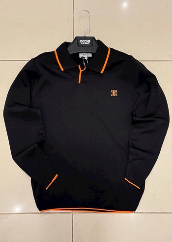 Erkek Beyaz Uzun Kollu Polo Tişört - Görsel 4