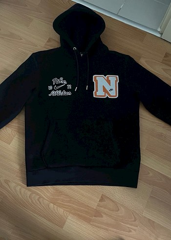 Siyah Kapüşonlu Erkek Sweatshirt - Görsel 3