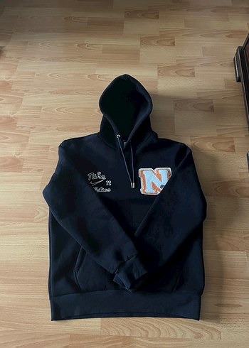 Siyah Kapüşonlu Erkek Sweatshirt - Görsel 2