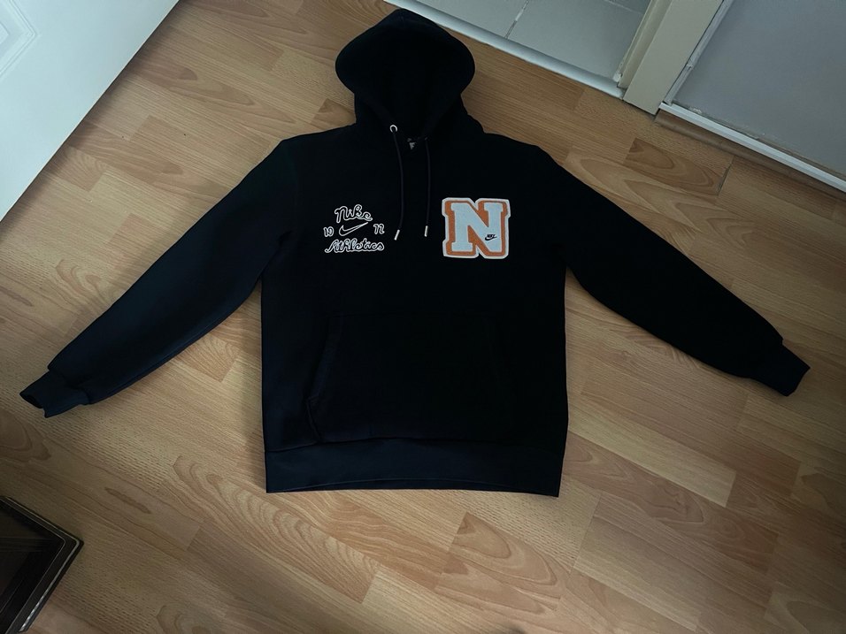 Siyah Kapüşonlu Erkek Sweatshirt - Görsel 3