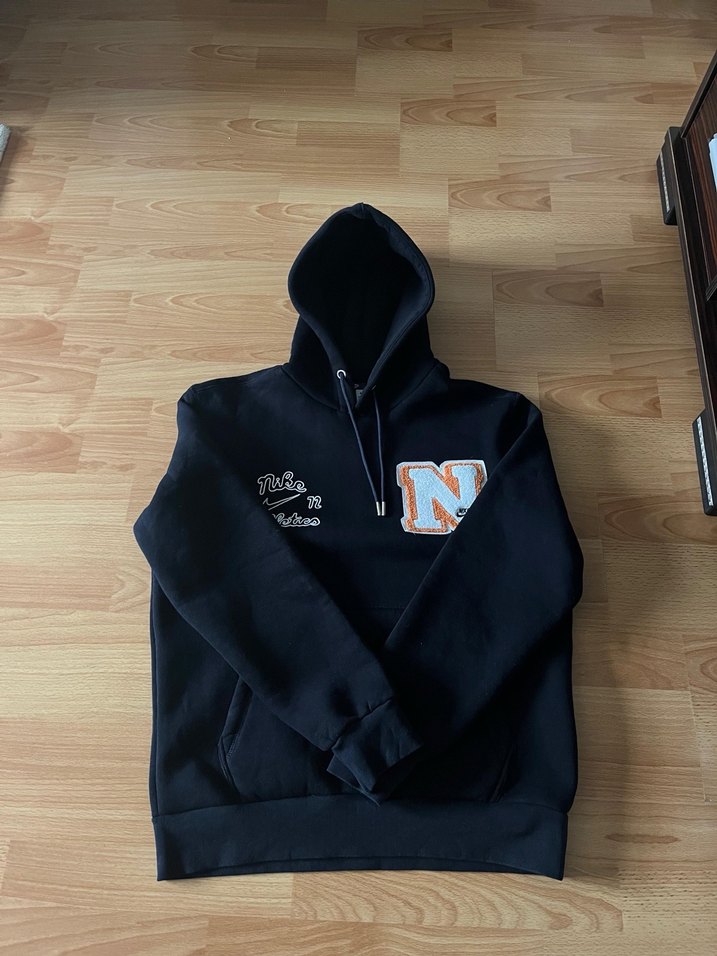 Siyah Kapüşonlu Erkek Sweatshirt - Görsel 2