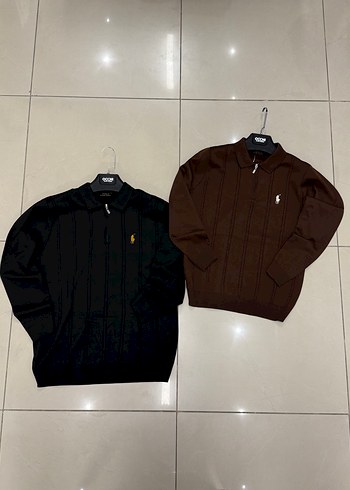 Siyah Fermuarlı Erkek Triko Kazak - Görsel 2