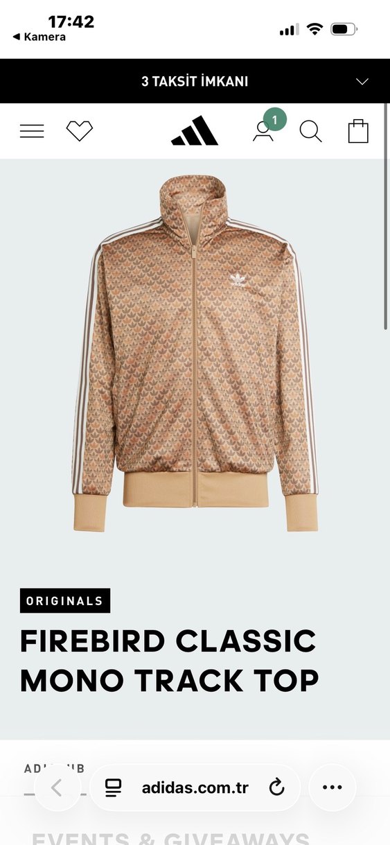 Adidas firebird mono track top ceket - Görsel 5