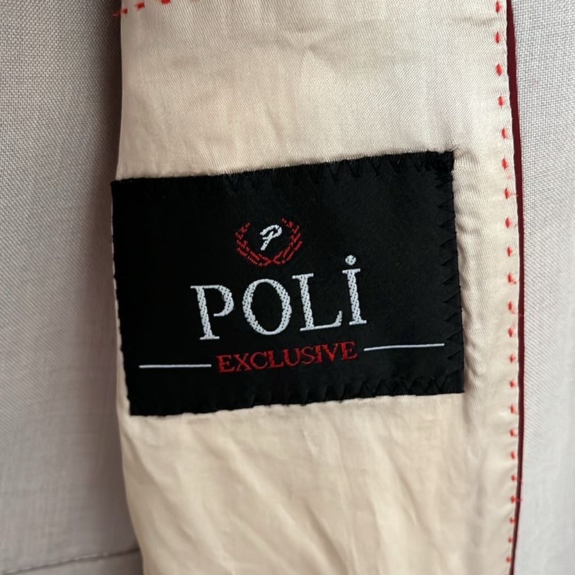 Bej Düğmeli Erkek Takım Elbise Ceket pantolon - Görsel 3