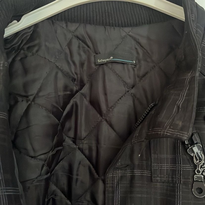 Siyah Kareli Erkek Ceket - Görsel 5