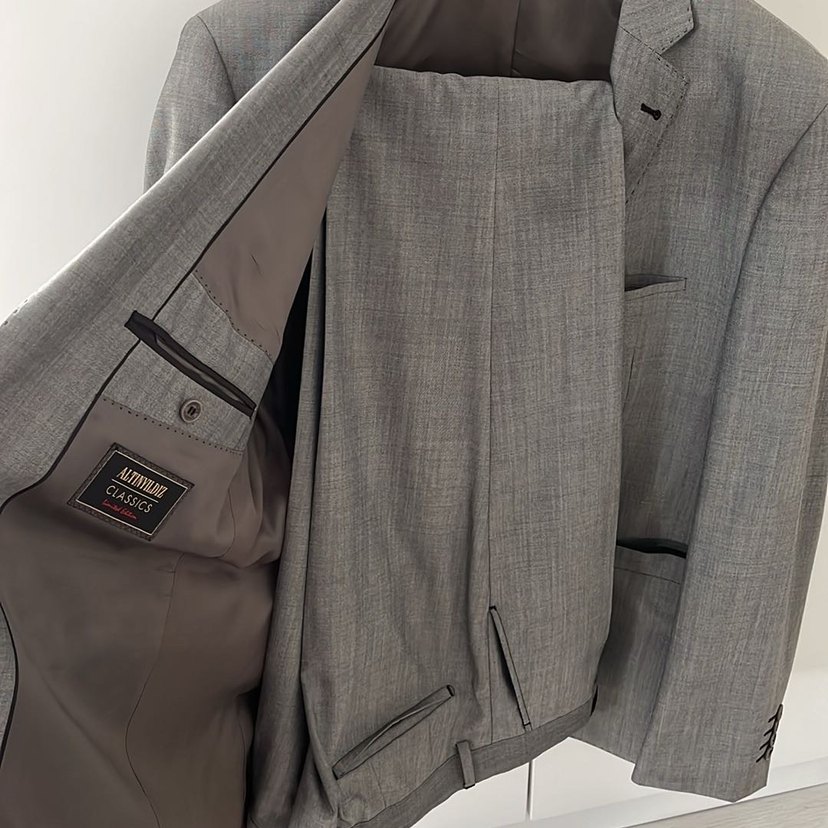 Gri Erkek Takım Elbise - Görsel 2