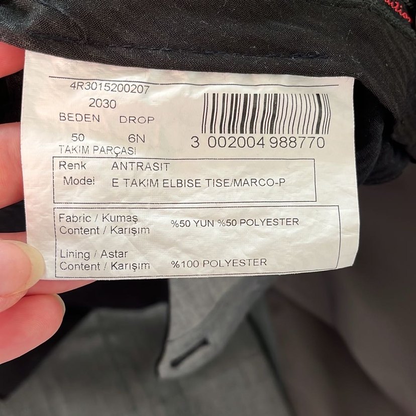 Gri Erkek Takım Elbise - Görsel 5