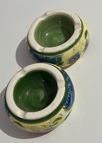 El Yapımı Seramik Küllük Seti - Görsel 2