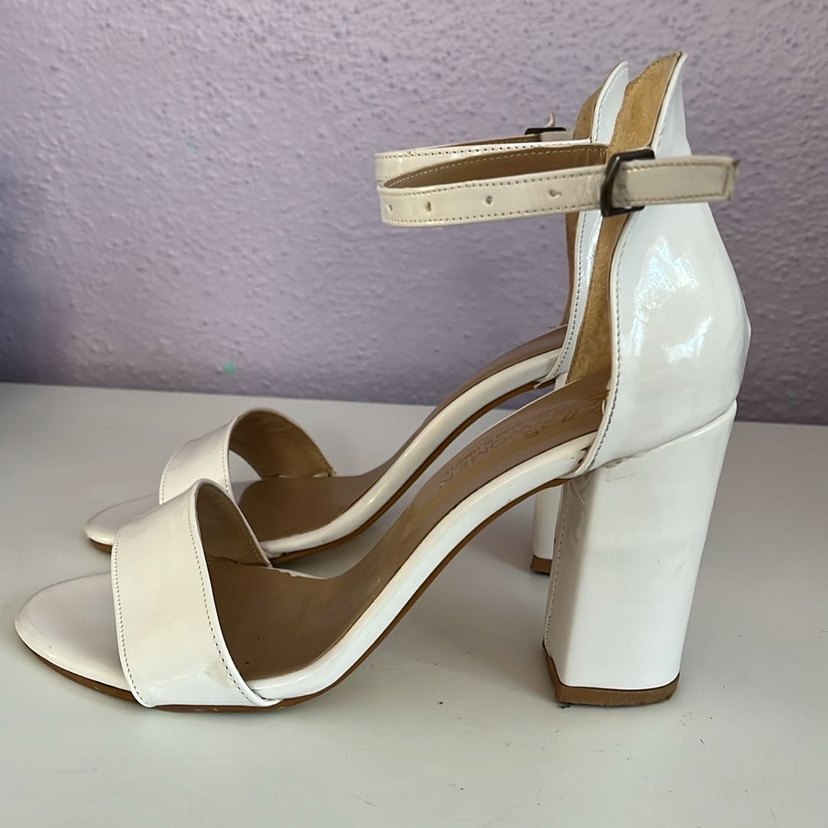Beyaz Kadın Dolgu Topuklu Abiye Ayakkabı - Görsel 4