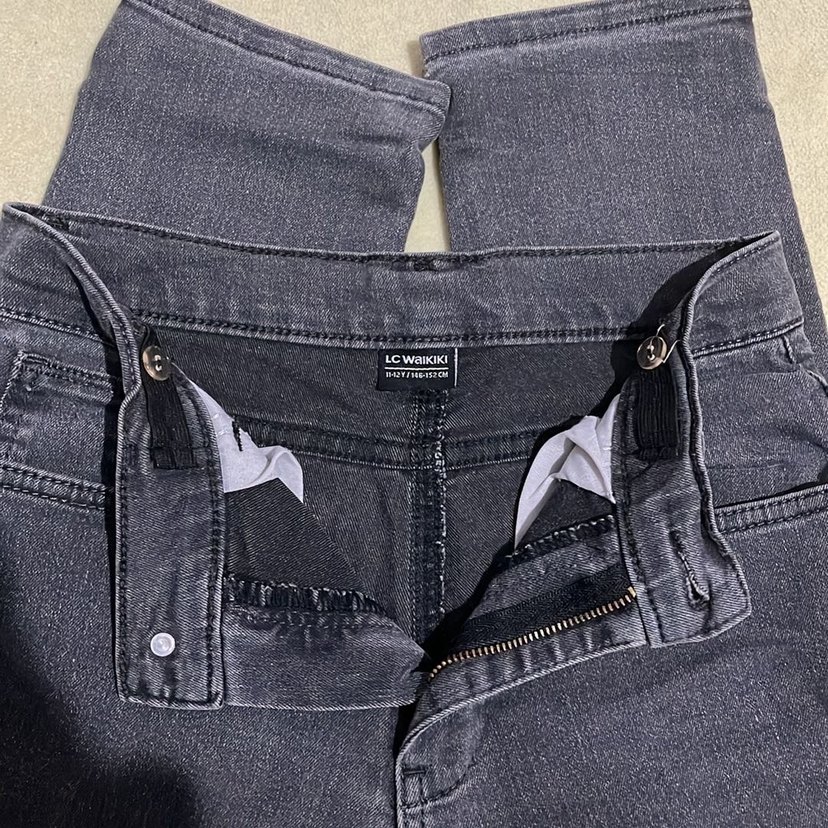 Gri Regular Fit erkek çoçuk pantolonu - Görsel 2