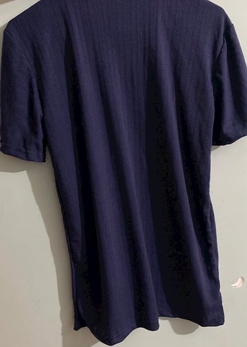 Lacivert Baskılı Erkek Tişört - Görsel 2