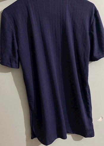 Lacivert Baskılı Rahat Kesim Erkek Tişört - Görsel 2