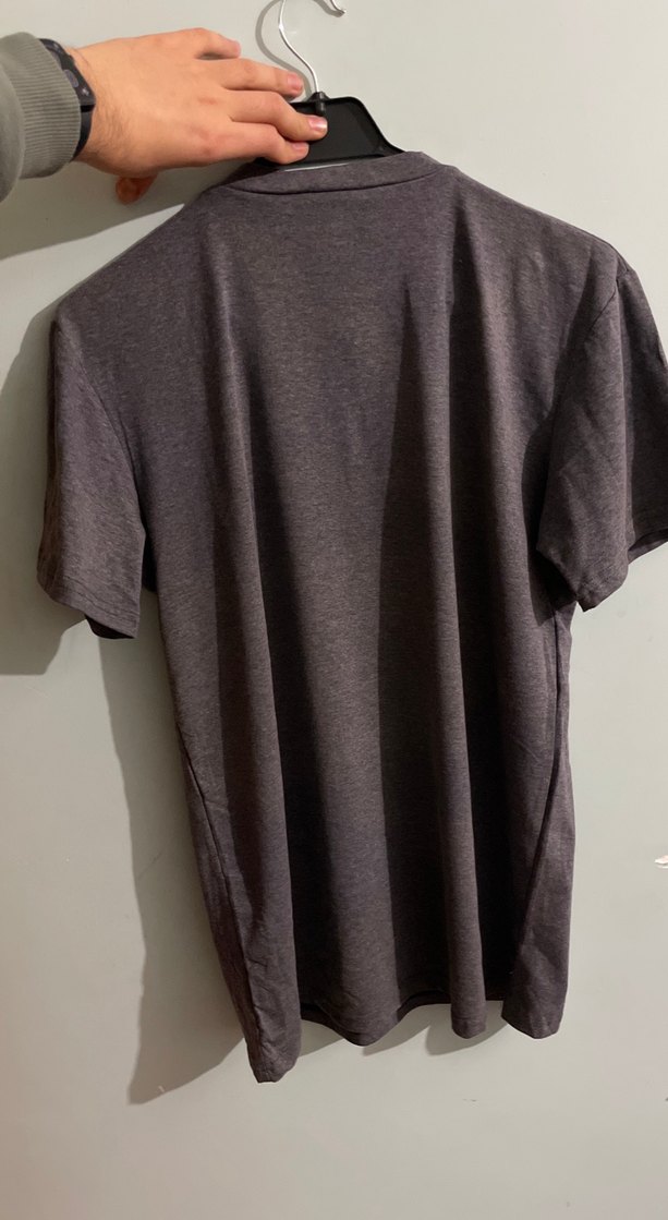 Gri Kısa Kollu Erkek Tişört - Görsel 2