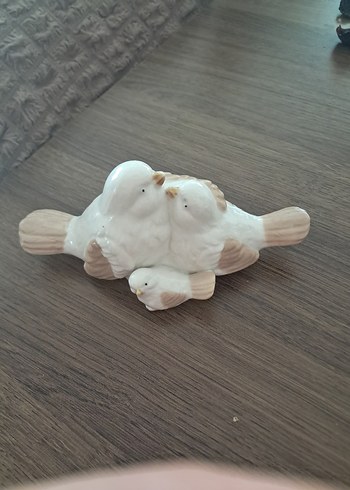 Beyaz Kuş Figürlü Seramik Kase - Görsel 2