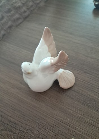 Beyaz Kuş Figürlü Seramik Kase - Görsel 3