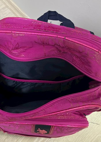 Us polo assn Koyu Pembe Çocuk Okul Çantası - Görsel 2