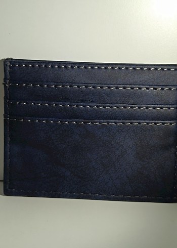 Mavi Deri Kartlık&Cüzdan - Görsel 2
