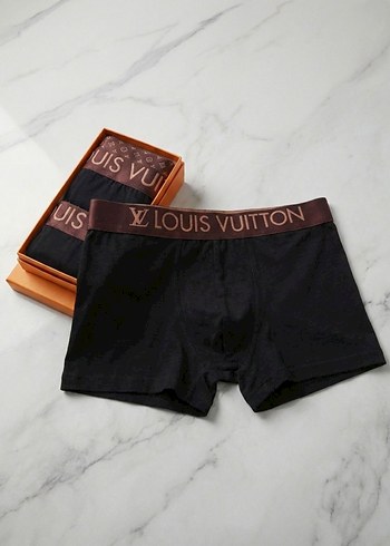 Louis Vuitton Baskılı Kısa Erkek Boxer - Görsel 2