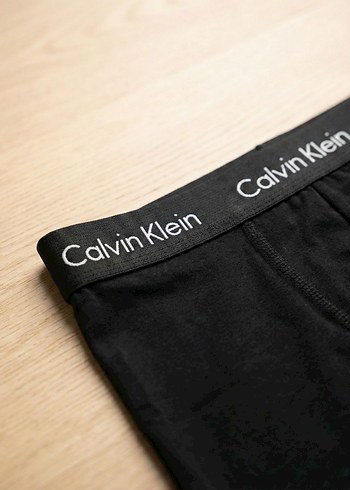 Calvin Klein Erkek Siyah Baskılı Boxer Seti - Görsel 3