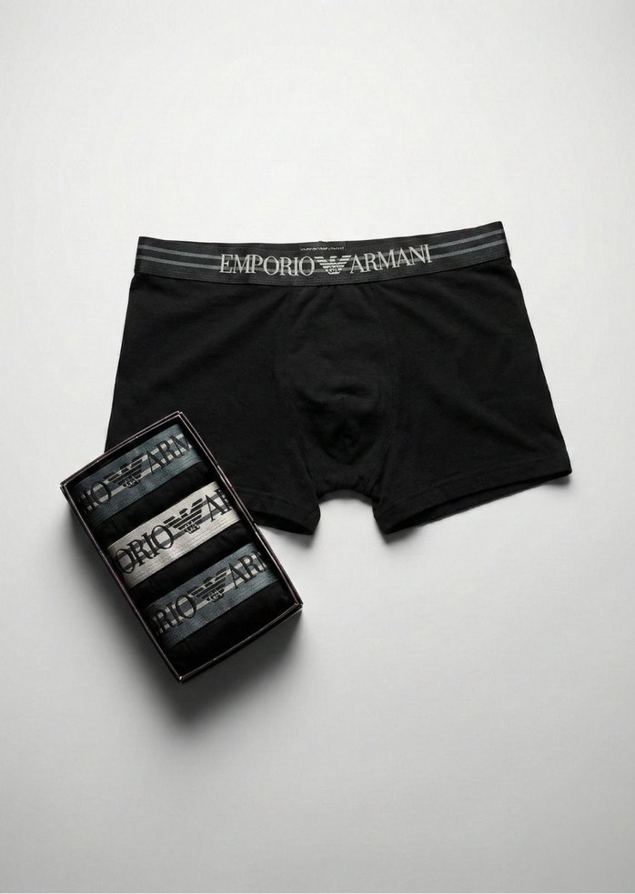 Emporio Armani Siyah Erkek Boxer - Görsel 2