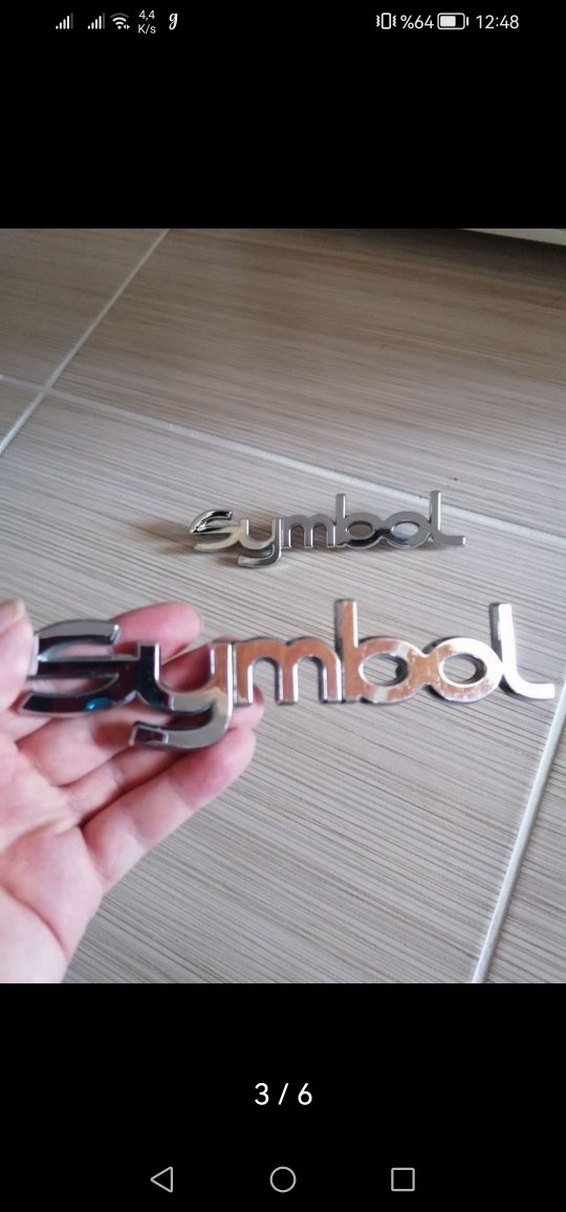 Symbol yazısı logo arma amblem - Görsel 3