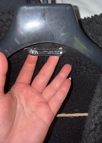 Kürk Detaylı Siyah Deri Biker Ceket - Görsel 4