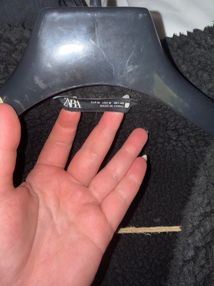 Kürk Detaylı Siyah Deri Biker Ceket - Görsel 4