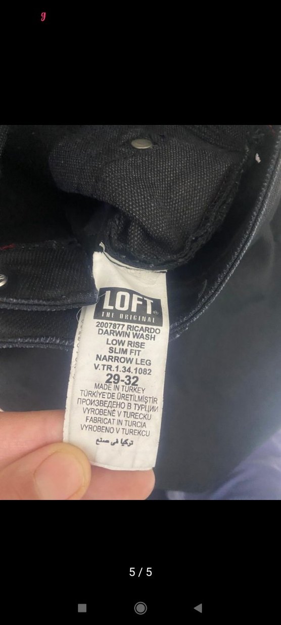 Loft erkek mumlu jeans pantolon - Görsel 4